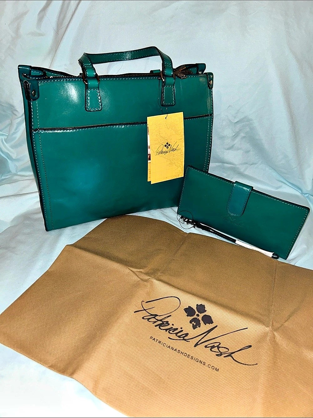 Patricia Nash Distressed Vintage Leather Collection Ava Tote Leather Tote in
